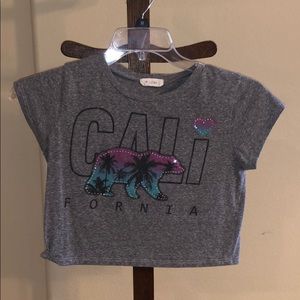 Cali crop top, size S